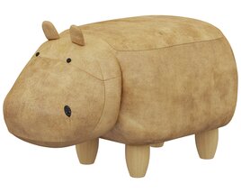 Home Concept Hippo Ottoman 3D модель