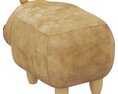 Home Concept Hippo Ottoman 3d model