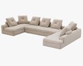 Roche Bobois PREFACE Modular Sofa 3D 모델 