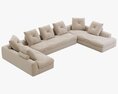 Roche Bobois PREFACE Modular Sofa 3D模型