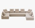 Roche Bobois PREFACE Modular Sofa Modèle 3d