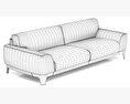 Roche Bobois SNOOKER Sofa 3D модель