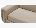 Roche Bobois UNDERLINE 4-seat Sofa 3d model