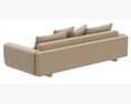 Roche Bobois UNDERLINE 4-seat Sofa Modelo 3d