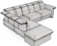 ROM Zelos Sofa 3D 모델 