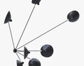 Serge Mouille Spider Sconce Seven Arms MSC-SP7 3Dモデル