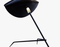 Serge Mouille Tripod Desk Lamp 3d model