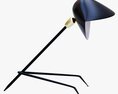 Serge Mouille Tripod Desk Lamp 3Dモデル