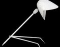 Serge Mouille Tripod Desk Lamp Modelo 3D