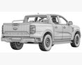 Ford Ranger XLT 2023 3D модель