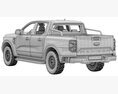 Ford Ranger XLT 2023 3D模型