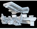 Spaceship Bridge Interior 3D 모델 