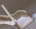 Classical Staircase 02 3D модель