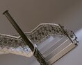 Classical Staircase 02 3d model
