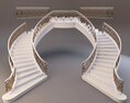 Classical Staircase 03 Modèle 3d