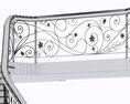 Classical Staircase 04 Modèle 3d
