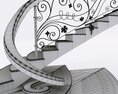 Classical Staircase 04 3d model