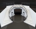 Classical Marble Staircase 3D 모델 