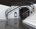 Classical Marble Staircase Modelo 3d