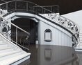 Classical Marble Staircase 3D 모델 