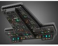 Spaceship Top Control Panel 3Dモデル