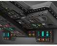 Spaceship Top Control Panel 3D 모델 