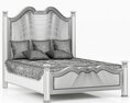 Stanley Furniture European Farmhouse-Hampton Hill Bed 3d model