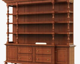 Stanley Furniture La Palma-Media Wall 3D 모델 