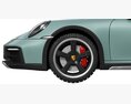Porsche 911 Dakar 2023 3D-Modell Vorderansicht