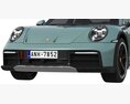Porsche 911 Dakar 2023 3D模型 clay render