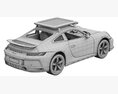 Porsche 911 Dakar 2023 3D модель seats