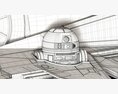 Star Wars ETA-2 Jedi Interceptor Modello 3D