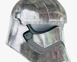 Star Wars First Order Captain Phasma Helmet Modelo 3D