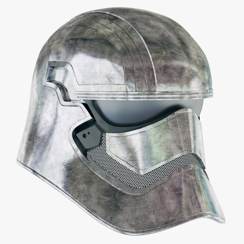 Star Wars First Order Captain Phasma Helmet 3D model
