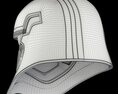 Star Wars First Order Captain Phasma Helmet Modelo 3d