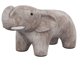 Home Concept Elephant Ottoman 2 3D 모델 