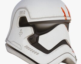 Star Wars First Order Stormtrooper Helmet Modèle 3D