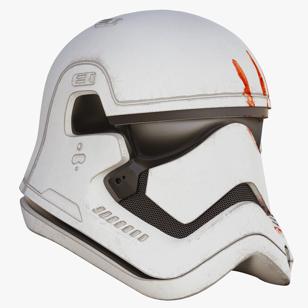 Star Wars First Order Stormtrooper Helmet 3D model