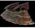 Star Wars Khetanna Jabba Sail Barge Modèle 3d