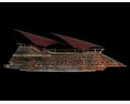Star Wars Khetanna Jabba Sail Barge Modelo 3d
