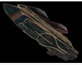 Star Wars Khetanna Jabba Sail Barge 3D-Modell