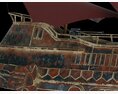 Star Wars Khetanna Jabba Sail Barge 3D 모델 