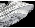 Star Wars Khetanna Jabba Sail Barge Modello 3D