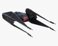 Star Wars Kylo Ren TIE Silencer 3D-Modell