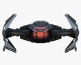 Star Wars Kylo Ren TIE Silencer 3d model
