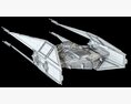 Star Wars Kylo Ren TIE Silencer 3Dモデル