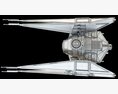 Star Wars Kylo Ren TIE Silencer 3D 모델 