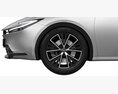 Toyota Prius 2023 3D模型 正面图
