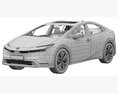 Toyota Prius 2023 3D-Modell seats
