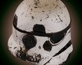 Star Wars Damaged Stormtrooper Helmet Modello 3D